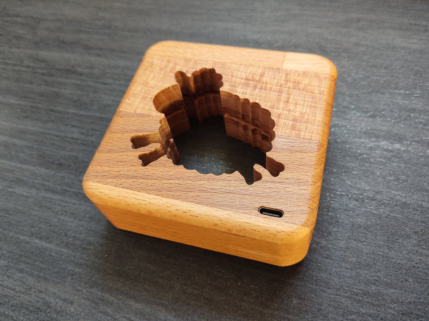 Schaf Holz LED Nachtlicht / Dekoration