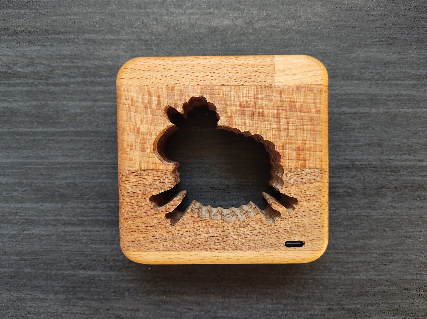 Schaf Holz LED Nachtlicht / Dekoration