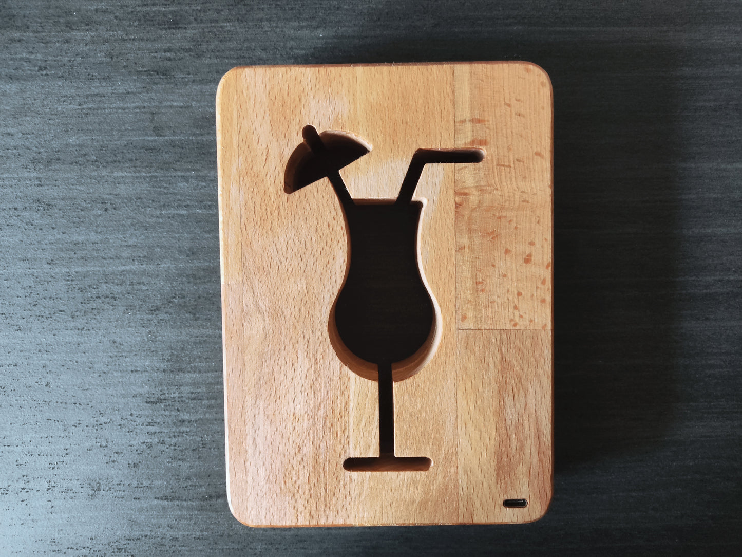 Cocktail (mittlere Größe) Holz LED Nachtlicht / Dekoration