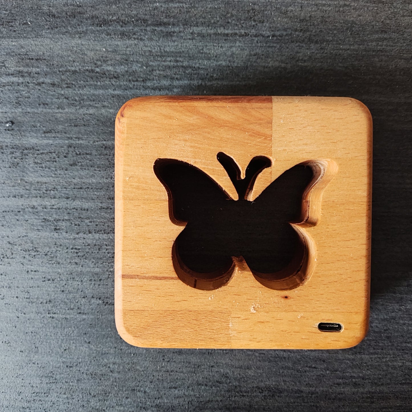Schmetterling Holz LED Nachtlicht / Dekoration