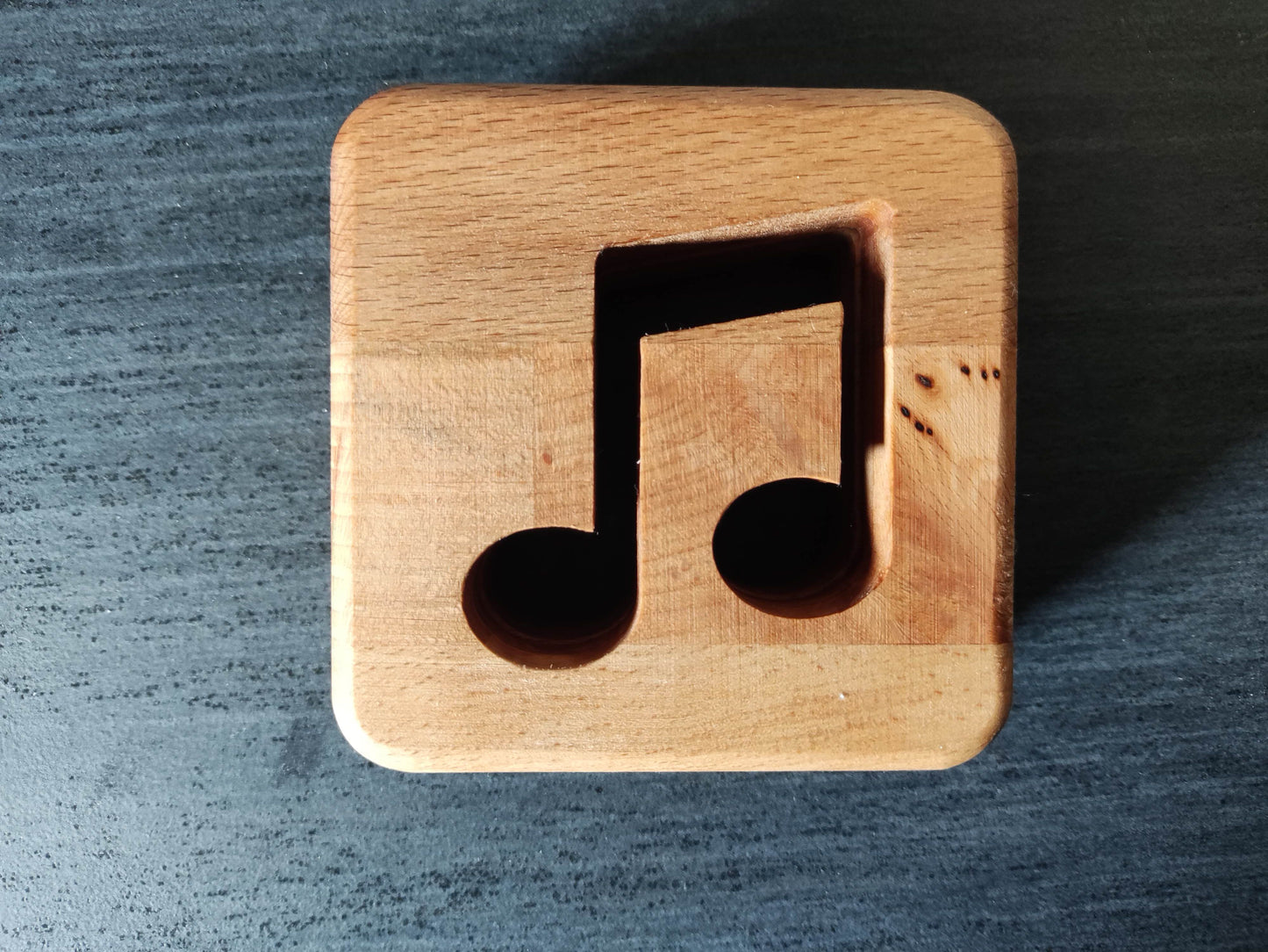 Musiknote Holz LED Nachtlicht / Dekoration mit Fernbedienung / Farbsteuerung