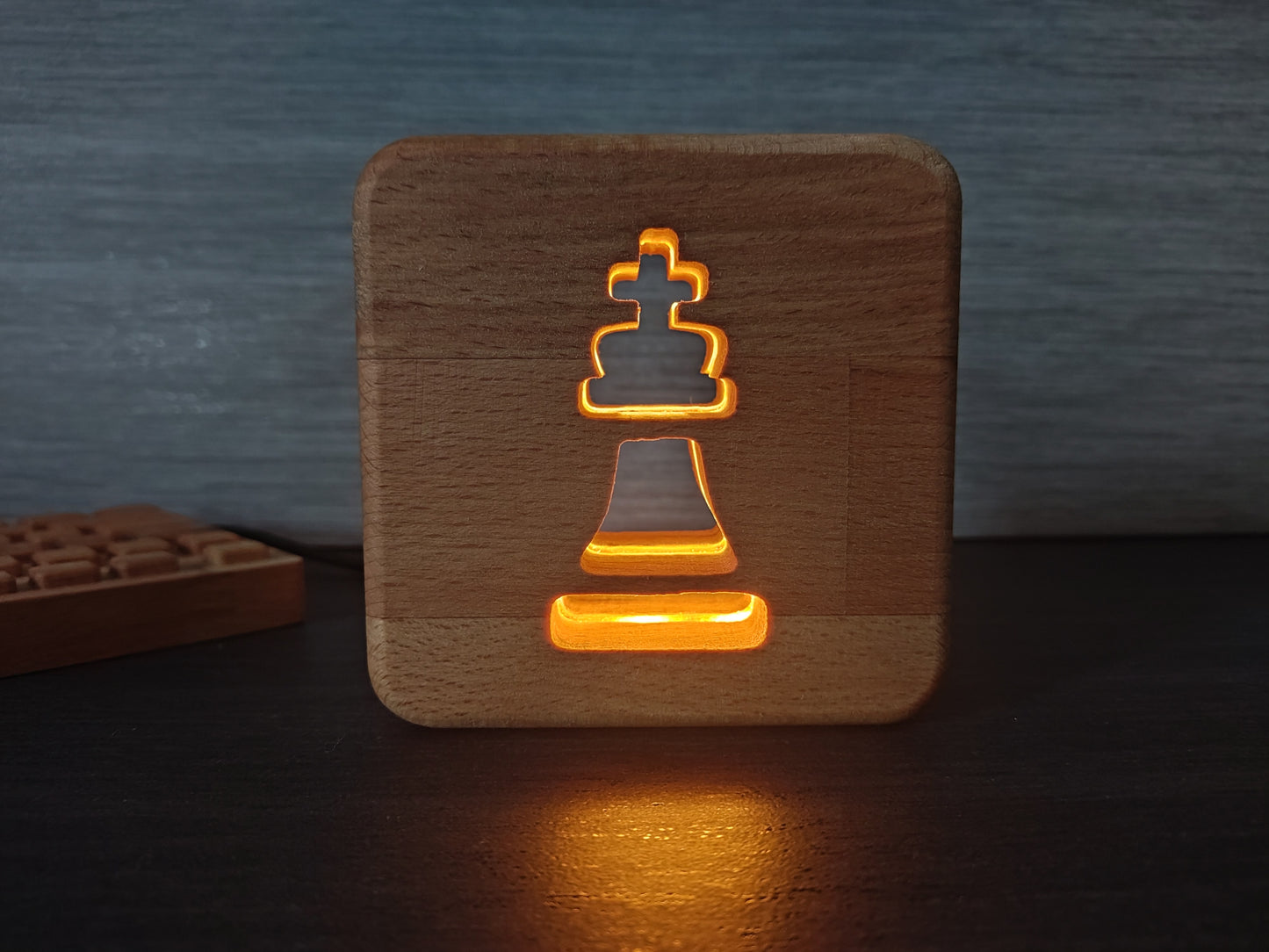Chess King LED Nightlamp