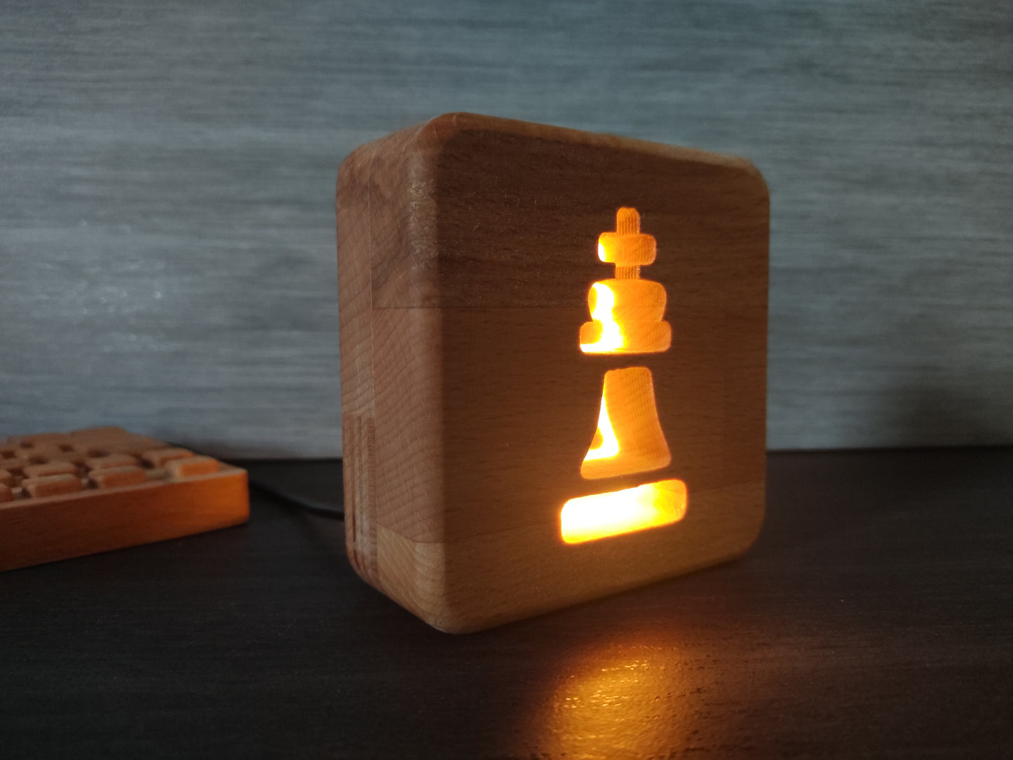 Chess King LED Nightlamp