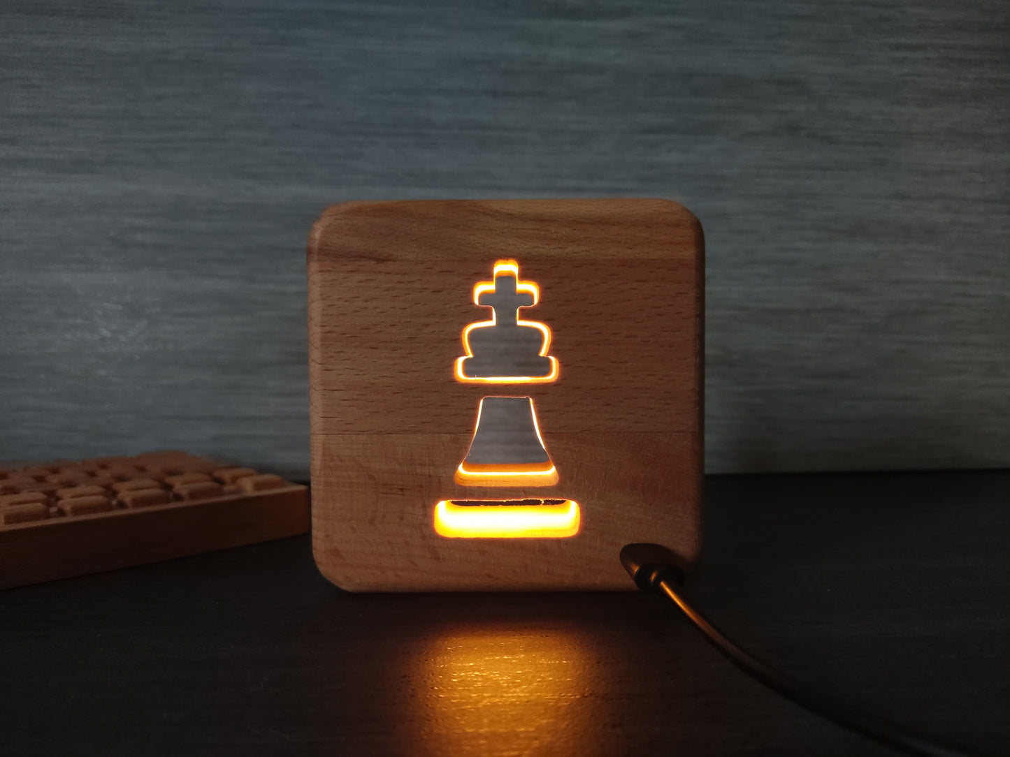 Chess King LED Nightlamp