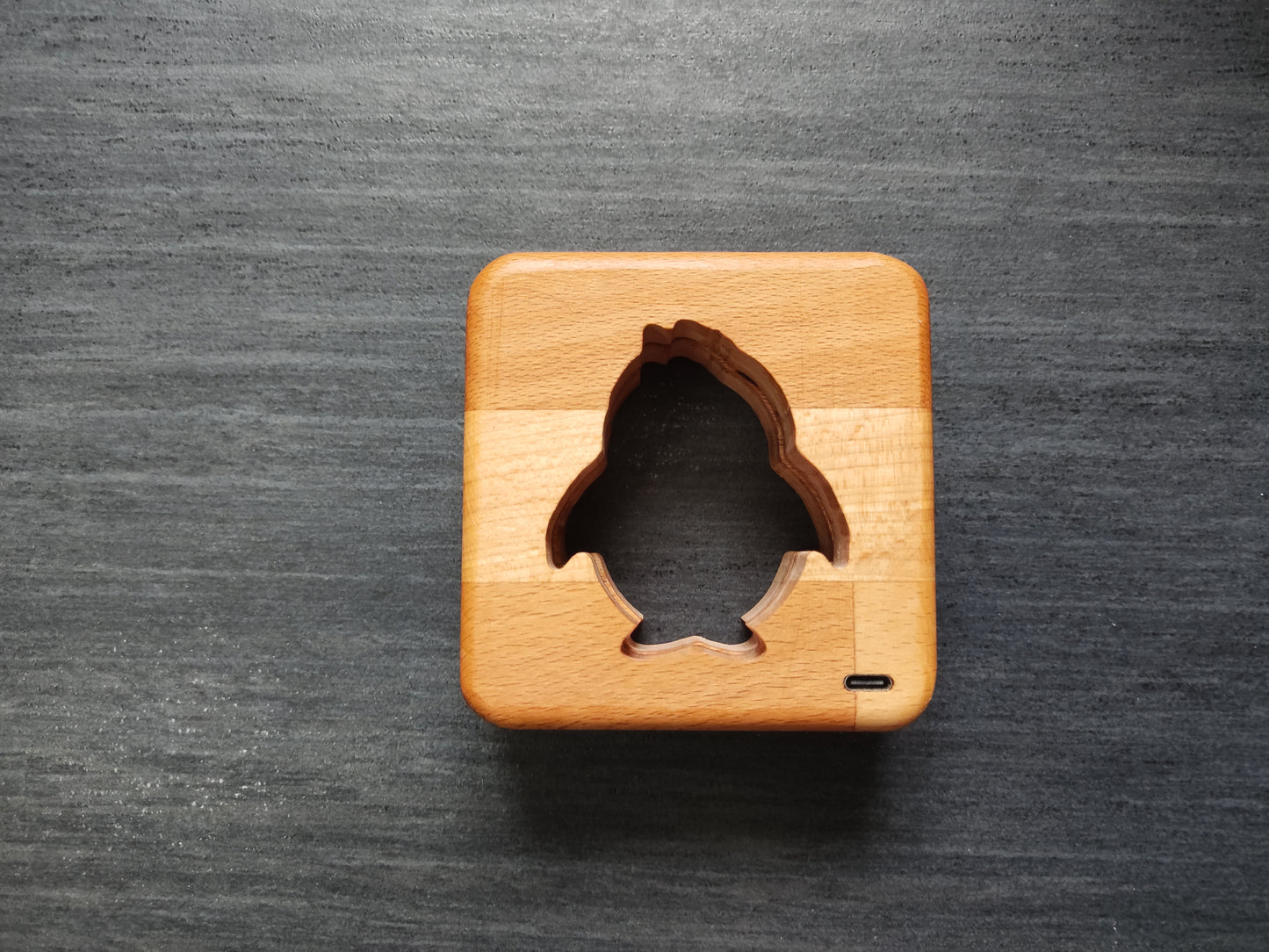 Pinguin Holz LED Nachtlicht / Dekoration