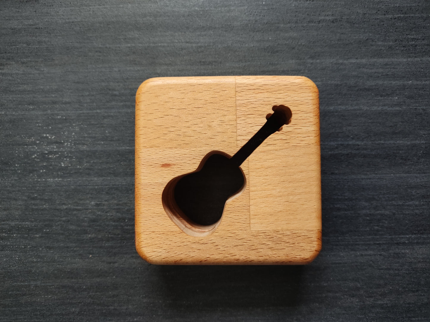 Ukulele Holz LED Nachtlicht / Dekoration