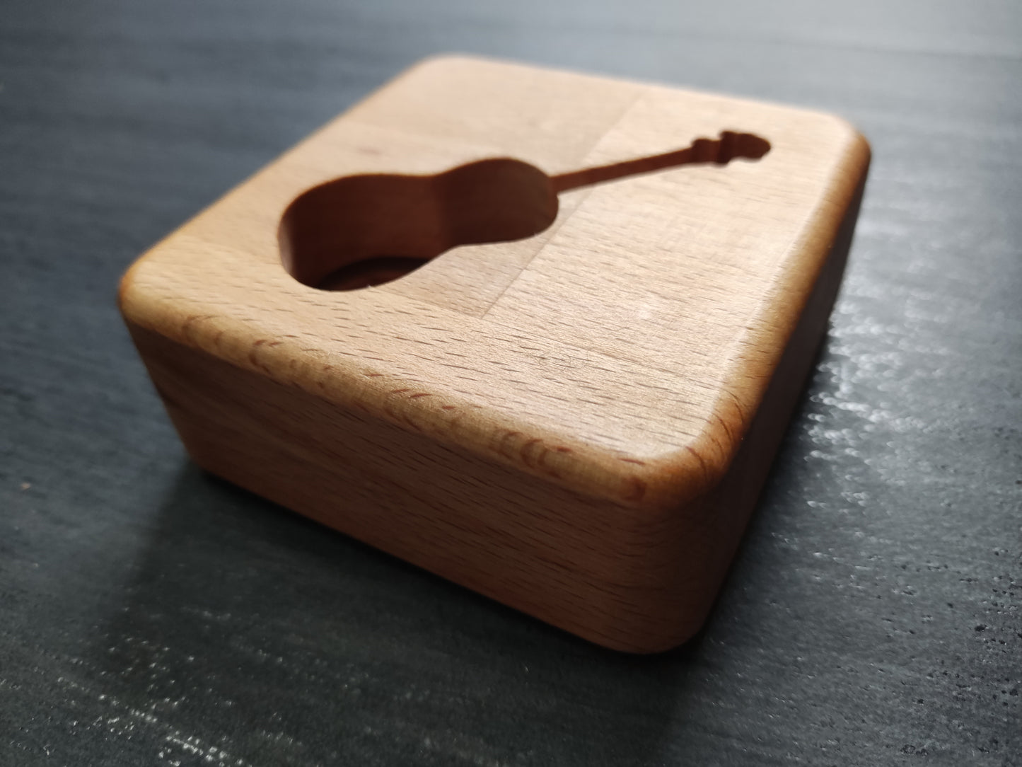 Ukulele Holz LED Nachtlicht / Dekoration