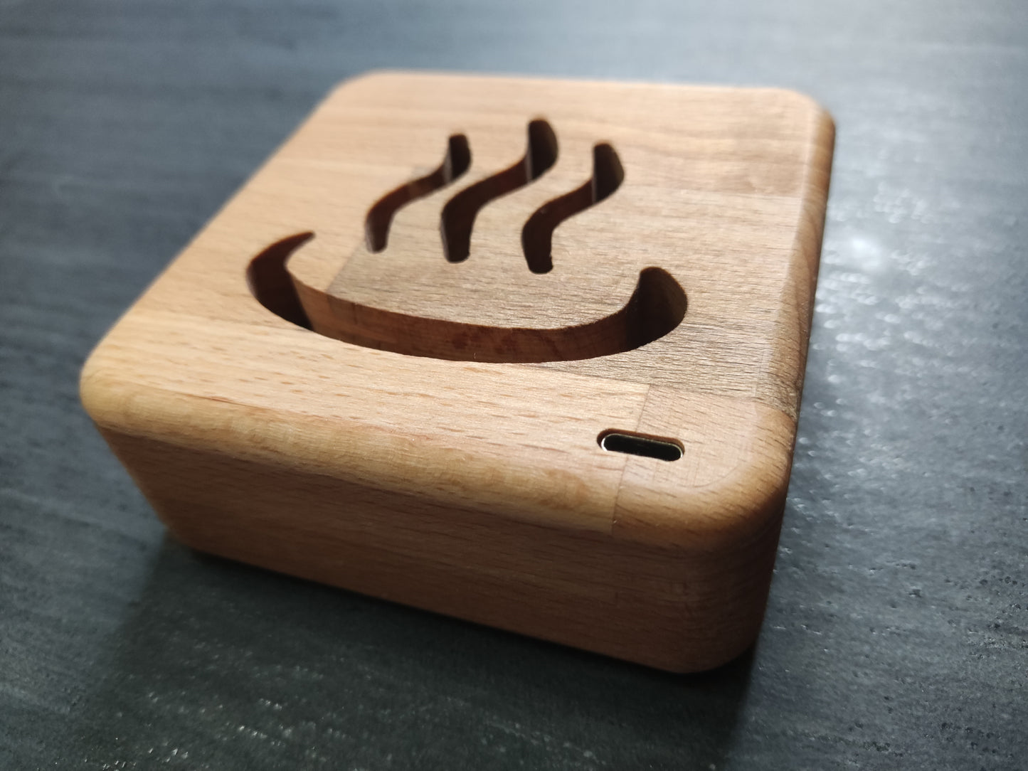 Japanischer Onsen Holz LED Nachtlicht / Dekoration