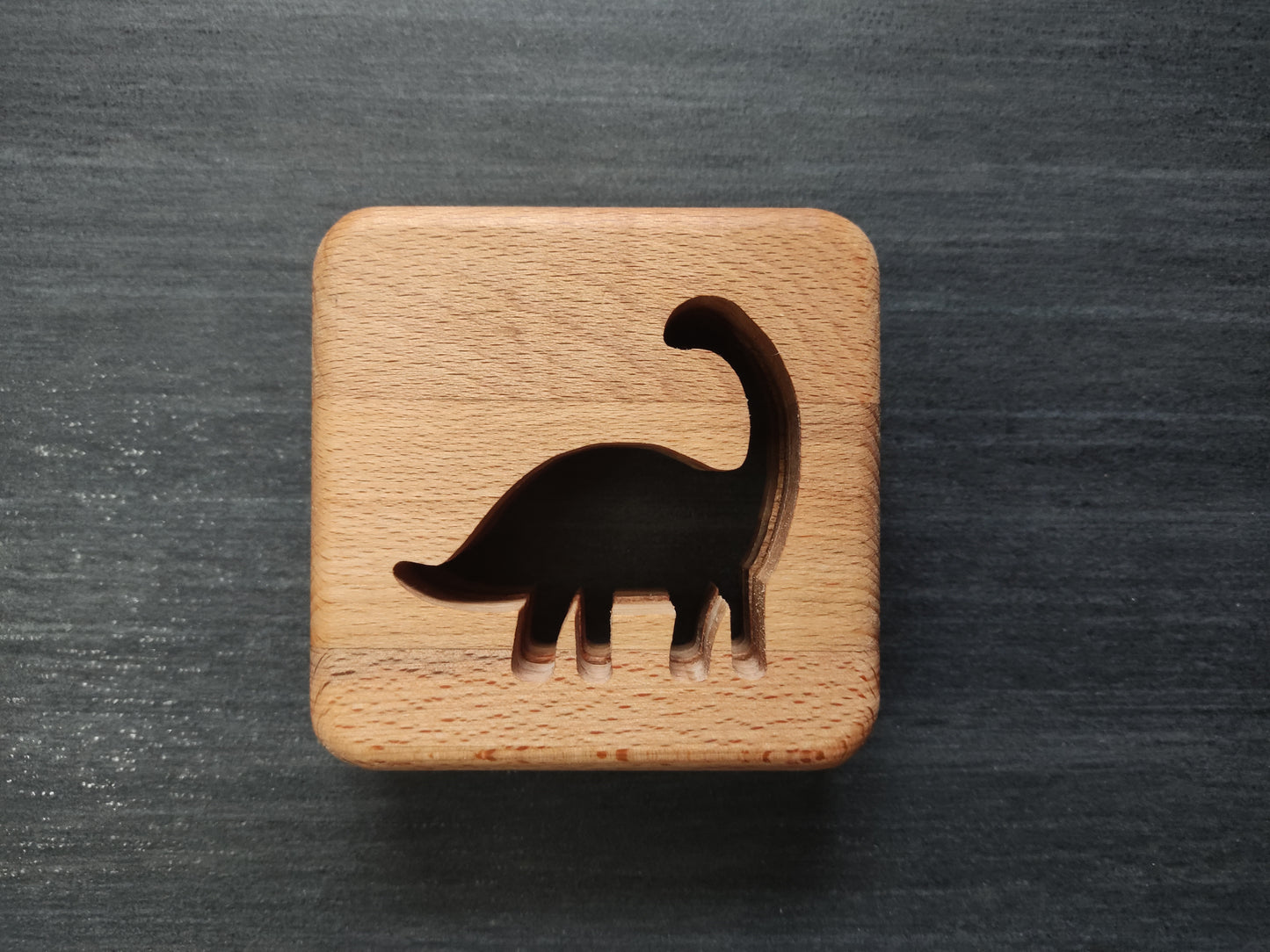 Dinosaurier Holz LED Nachtlicht / Dekoration