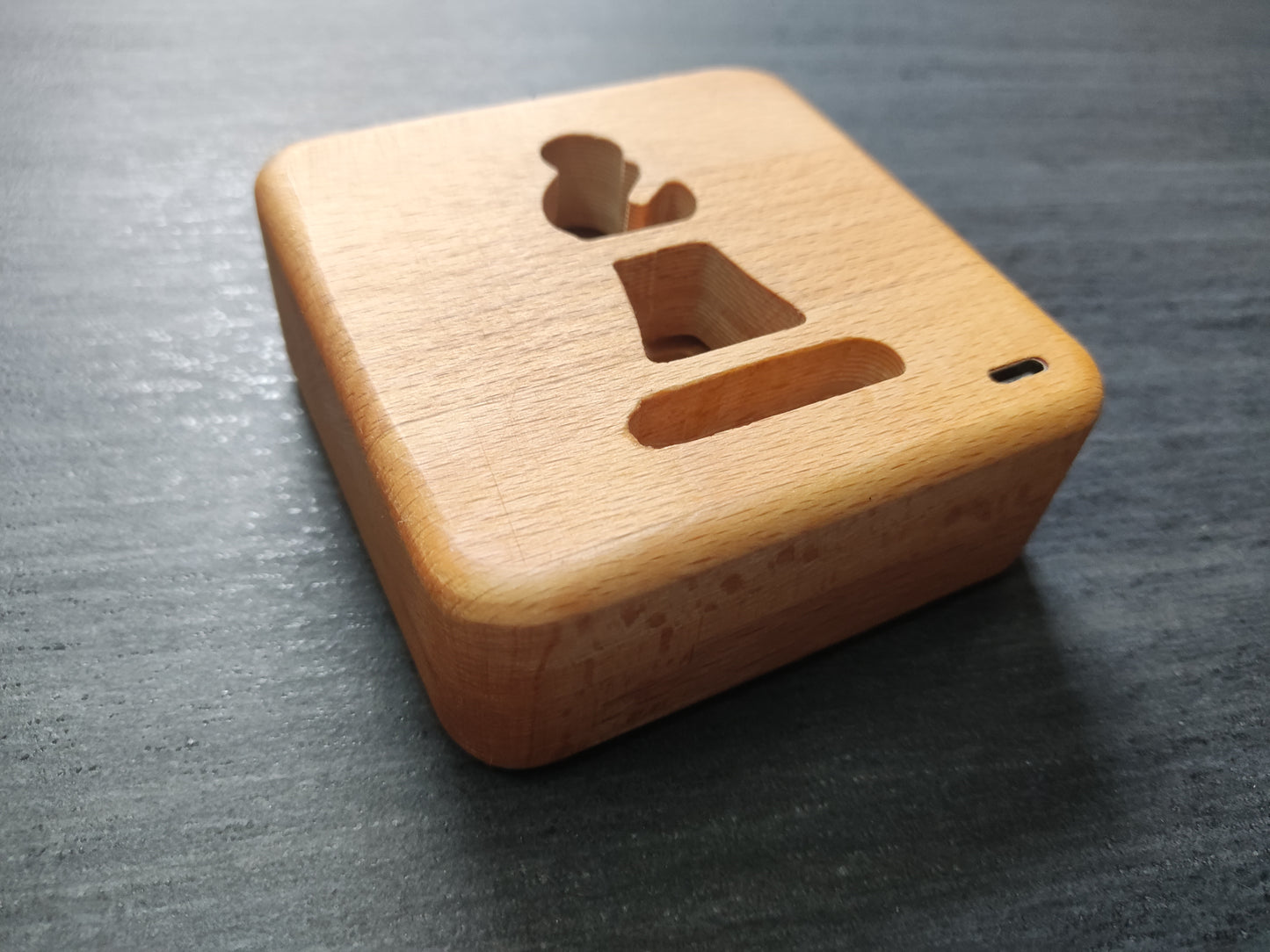 Schach Läufer Holz LED Nachtlicht / Dekoration