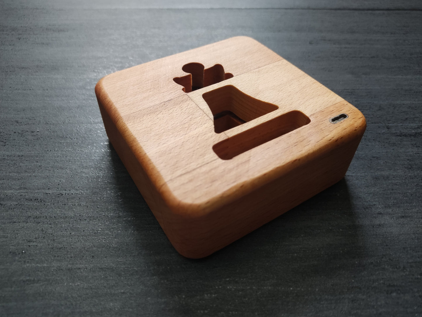Schach Dame Holz LED Nachtlicht / DekorationLED Nachtlicht