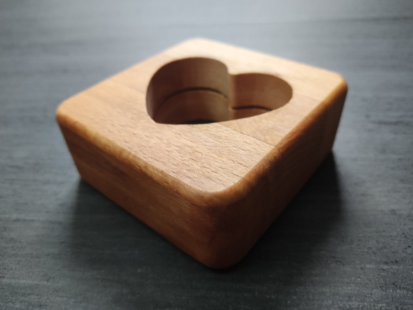 Herz Holz LED Nachtlicht / Dekoration