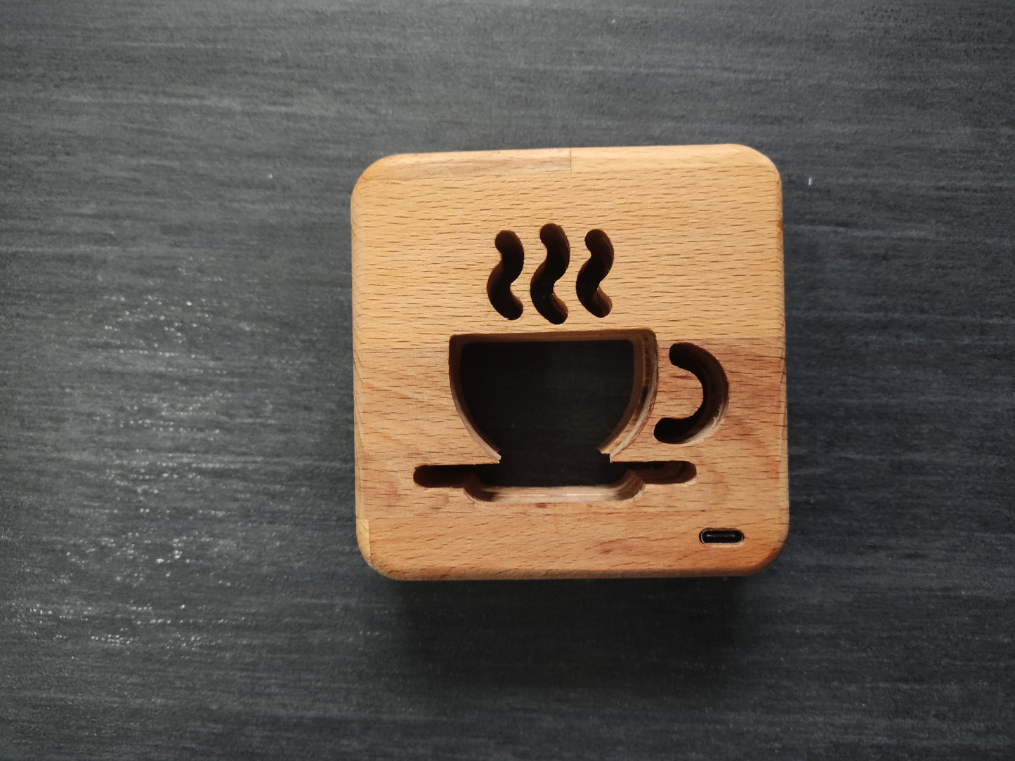 Kaffee / Cafe Holz LED Nachtlicht / Dekoration mit Fernbedienung / Farbsteuerung