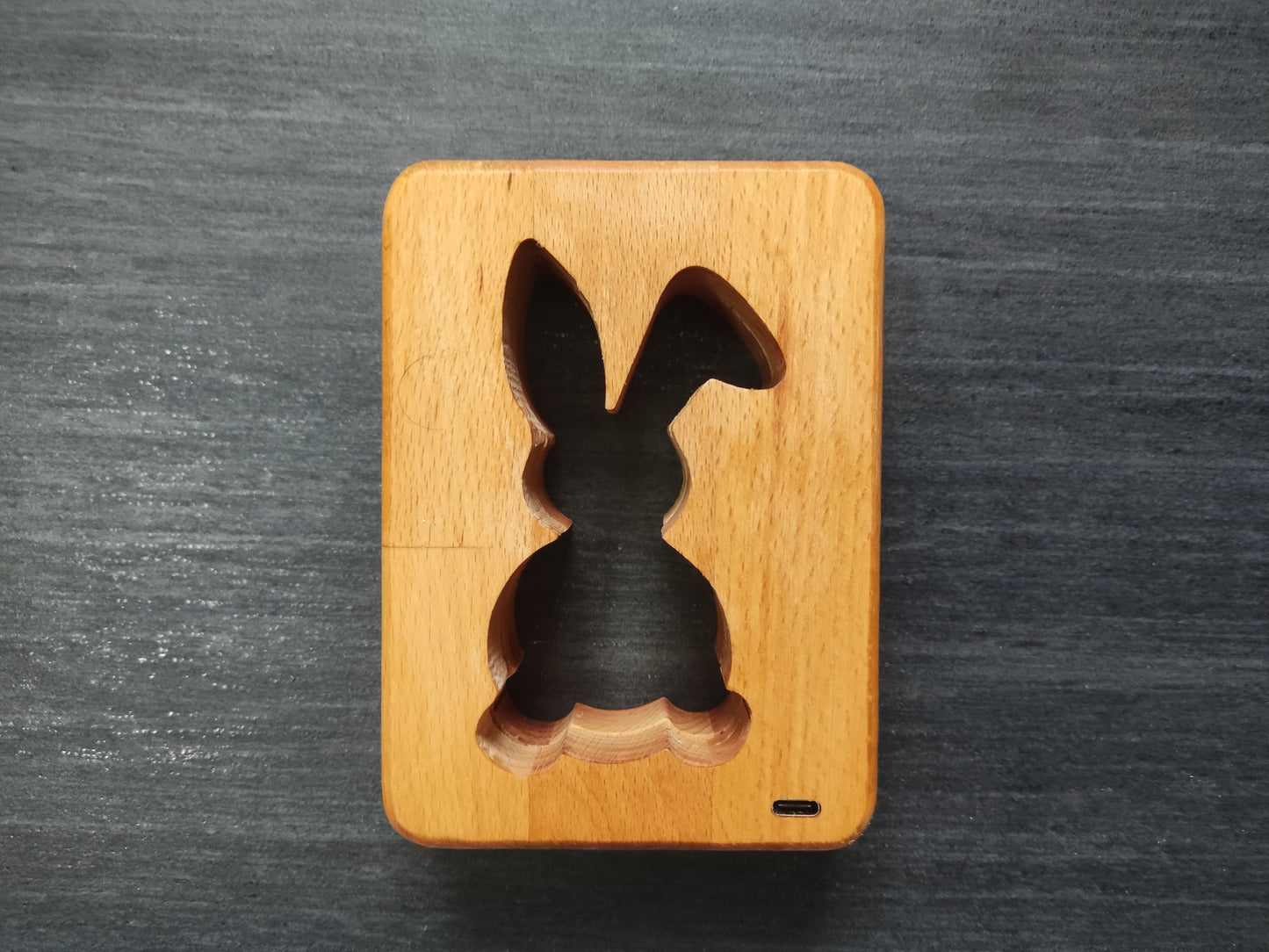 Hase Holz LED Nachtlicht / Dekoration