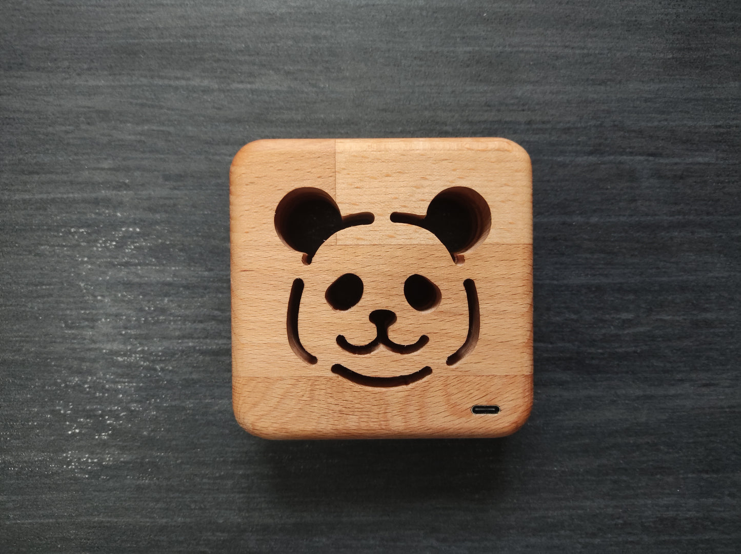 Panda Bär Holz LED Nachtlicht / Dekoration