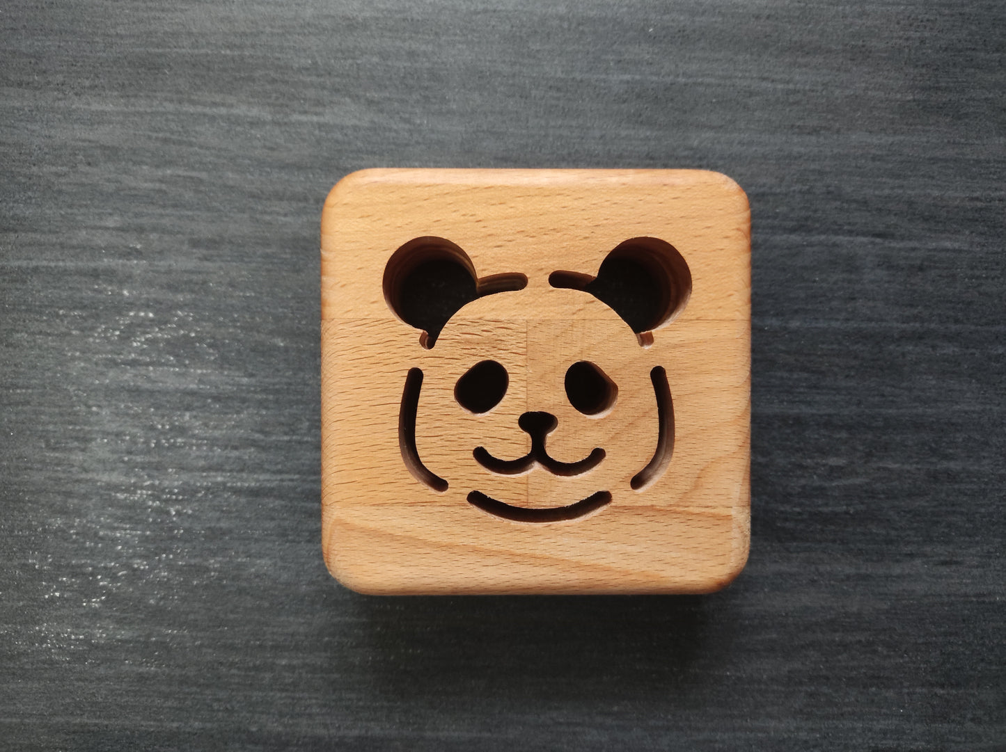 Panda Bär Holz LED Nachtlicht / Dekoration