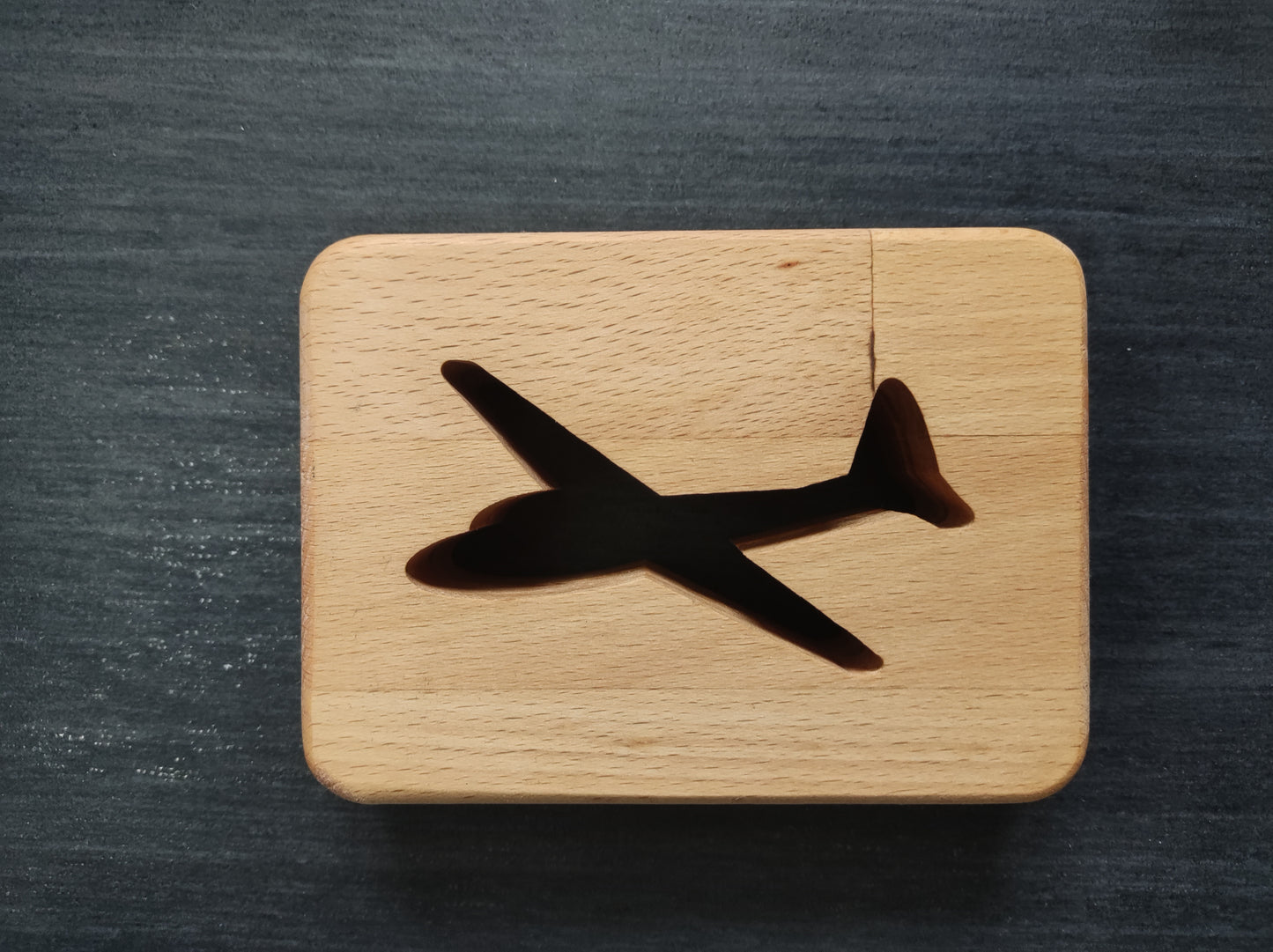 Segelflugzeug Holz LED Nachtlicht / Dekoration