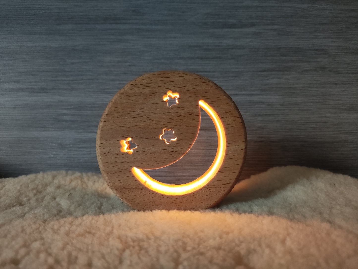 Moon with stars LED Nightlamp