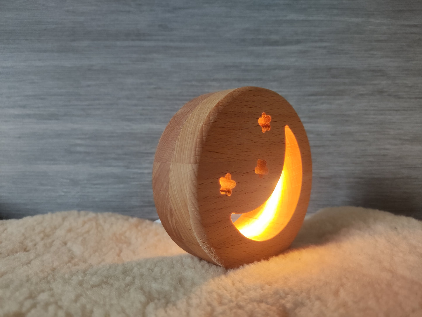 Moon with stars LED Nightlamp