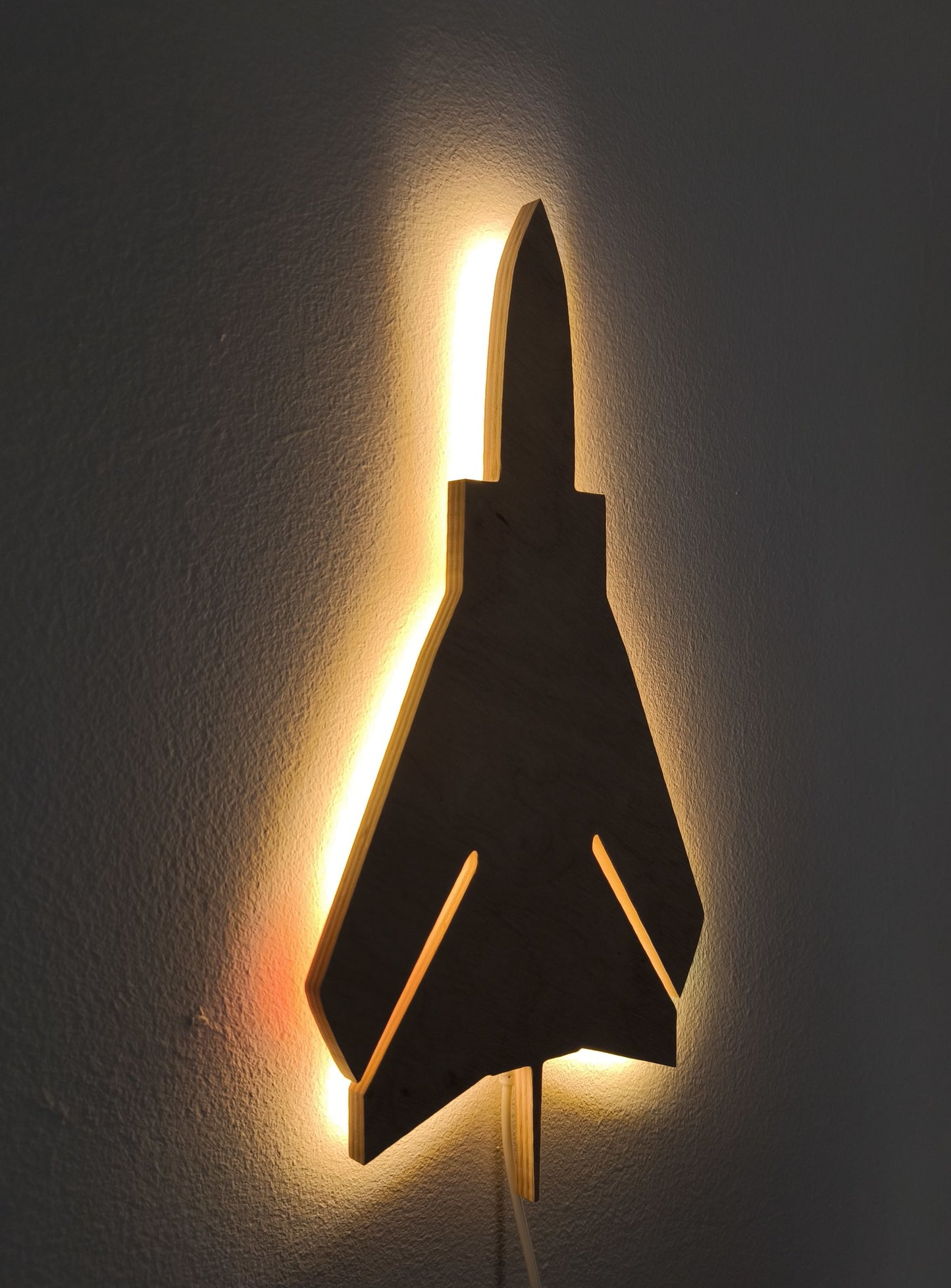 Panavia Tornado PA-200 Holz LED Wanddekoration / Nachtlicht