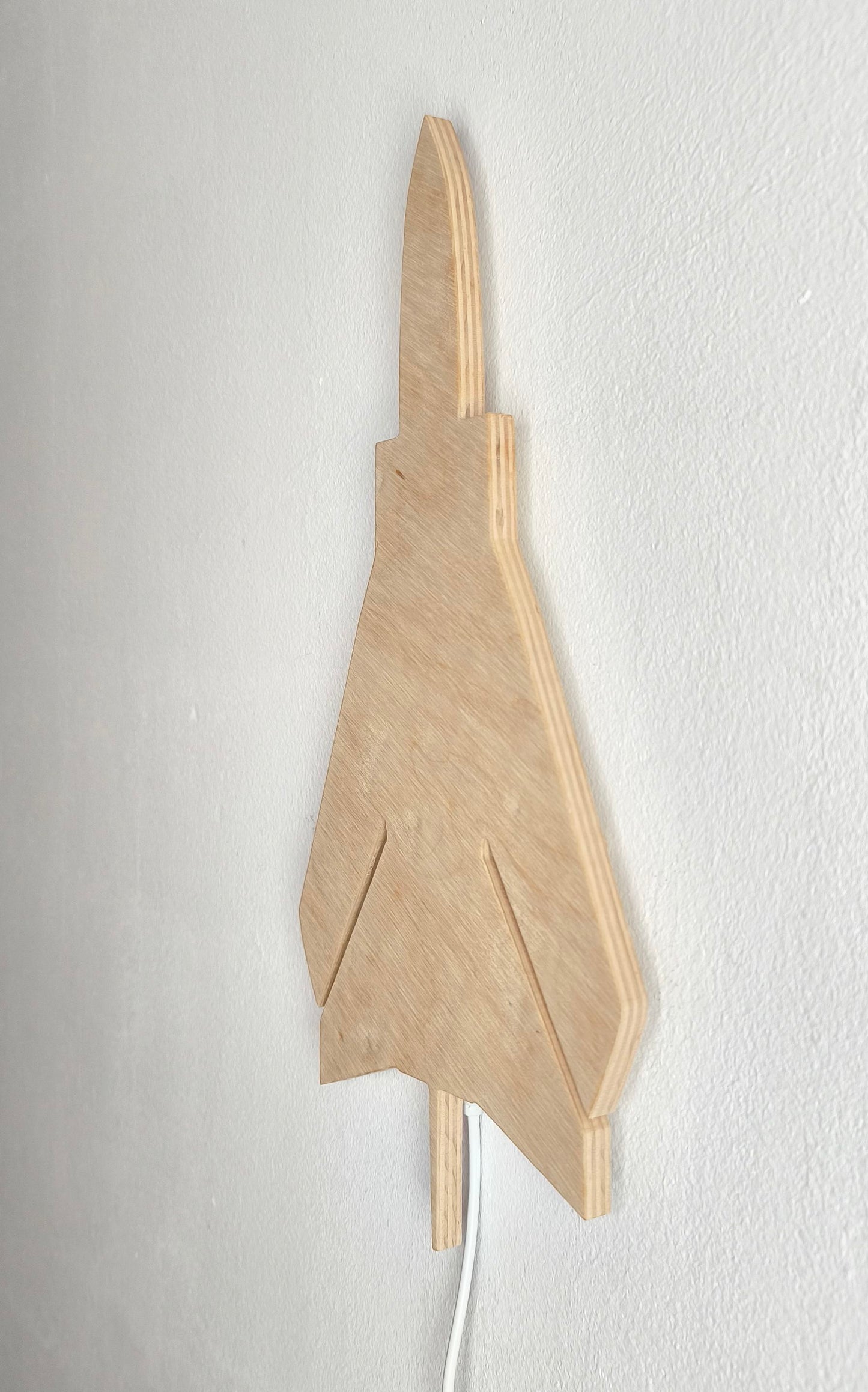 Panavia Tornado PA-200 Holz LED Wanddekoration / Nachtlicht