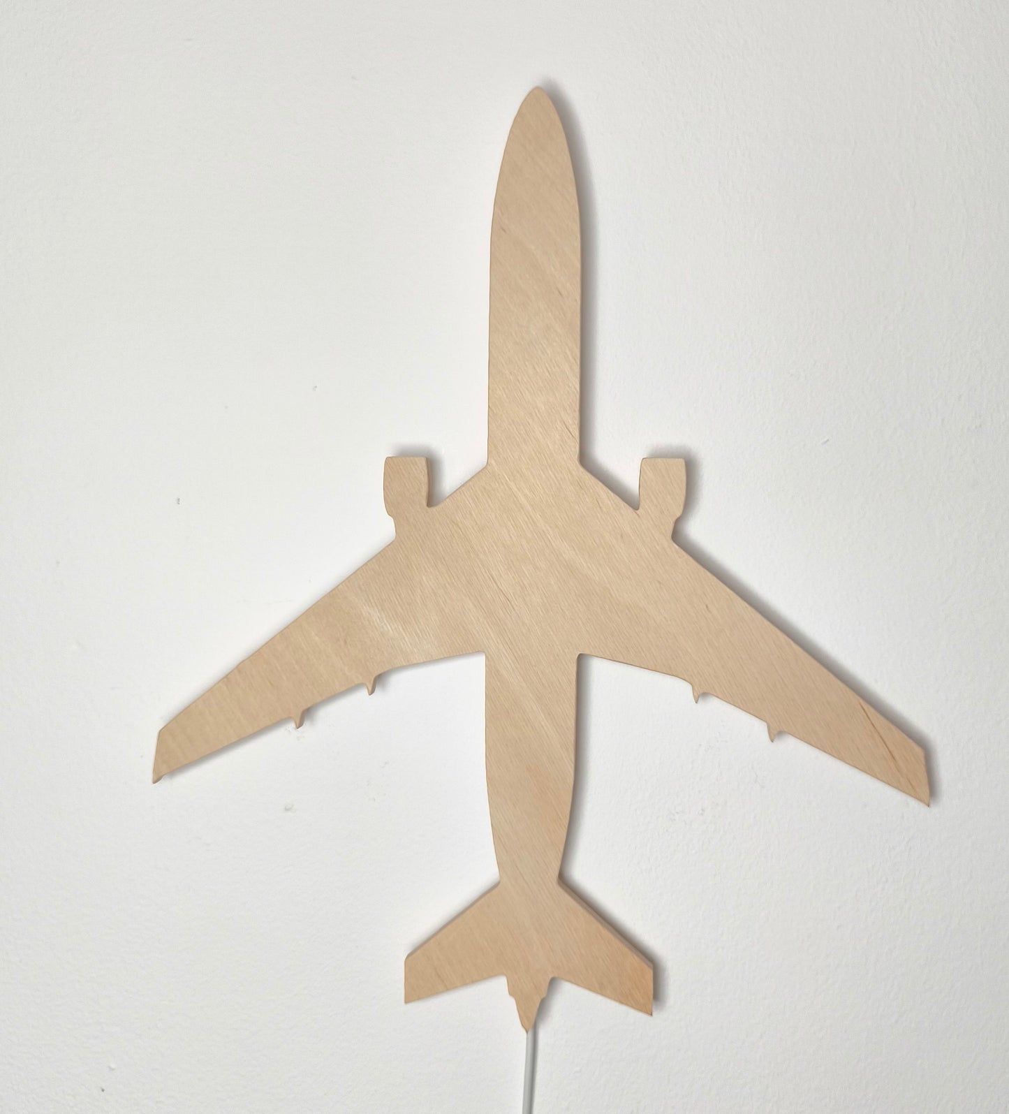 McDonnell Douglas MD-11 MD11 Holz LED Wanddekoration / Nachtlicht
