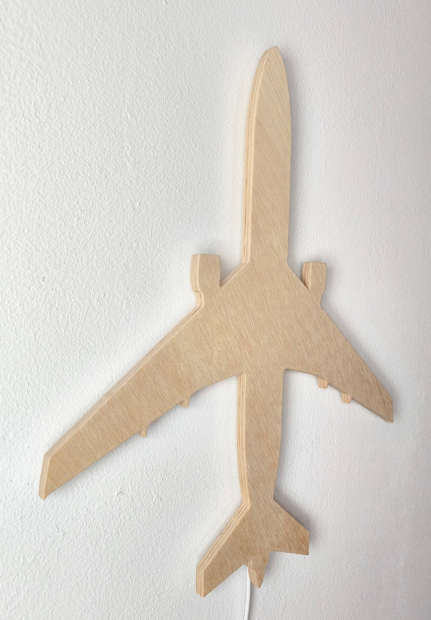 McDonnell Douglas MD-11 MD11 Holz LED Wanddekoration / Nachtlicht