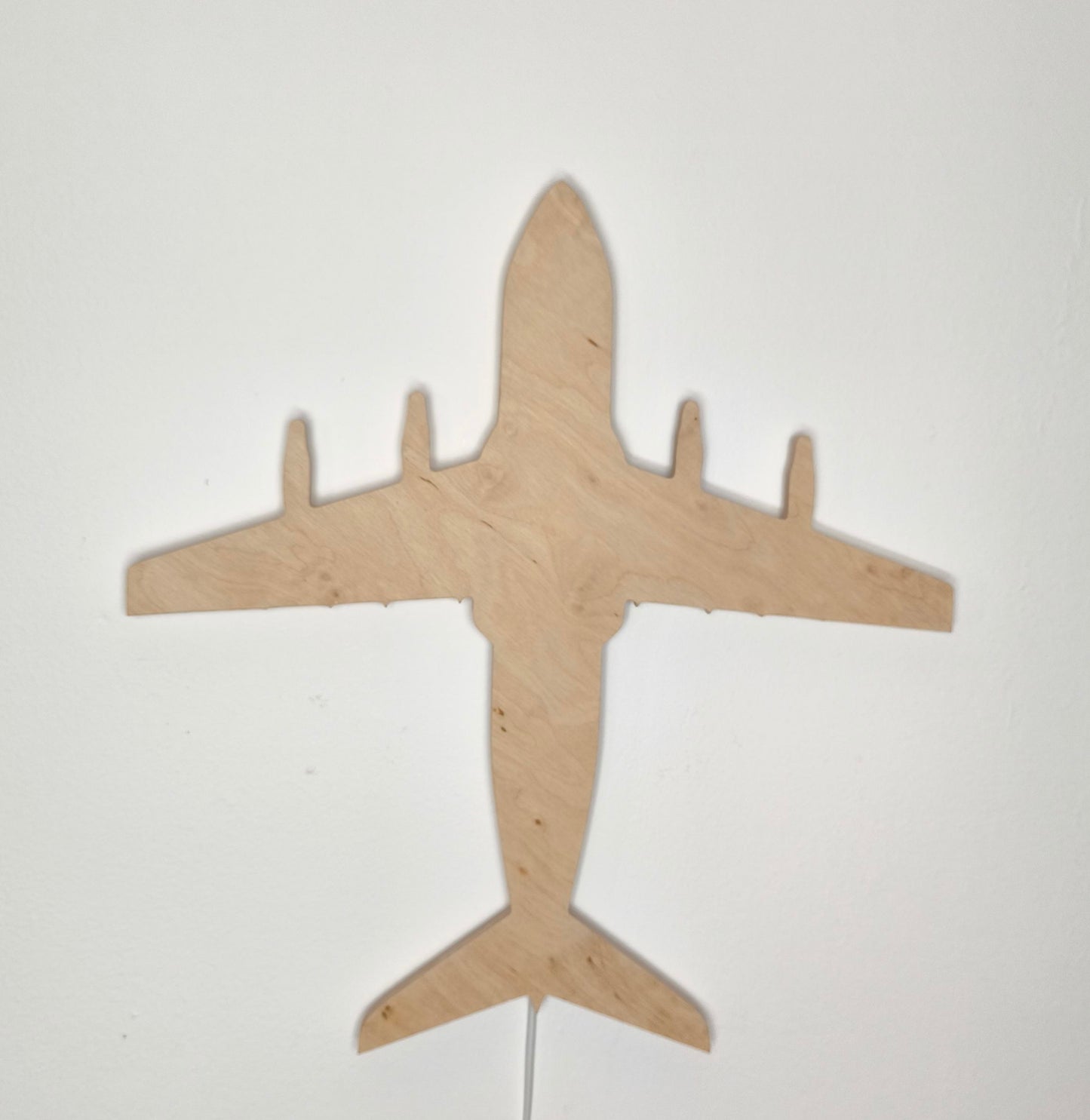 Airbus A400M Wood LED Wall Decoration