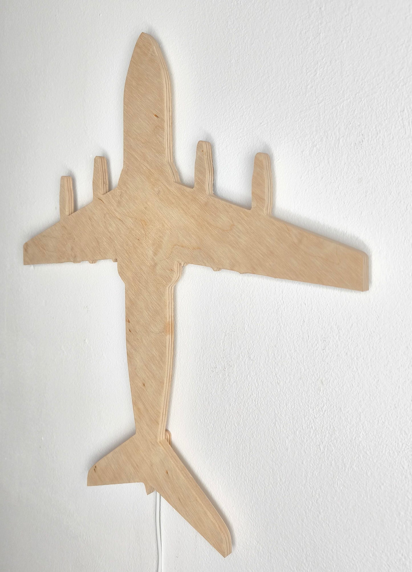 Airbus A400M Wood LED Wall Decoration