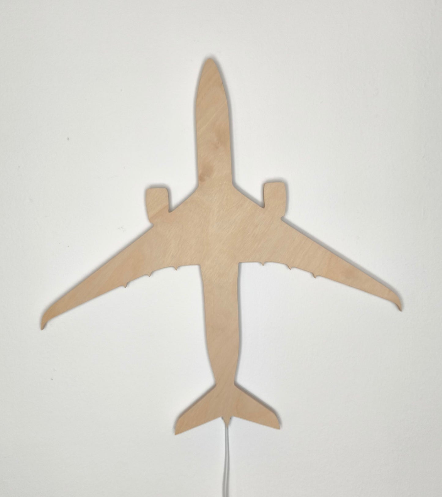 Airbus A350 Holz LED Wanddekoration / Nachtlicht