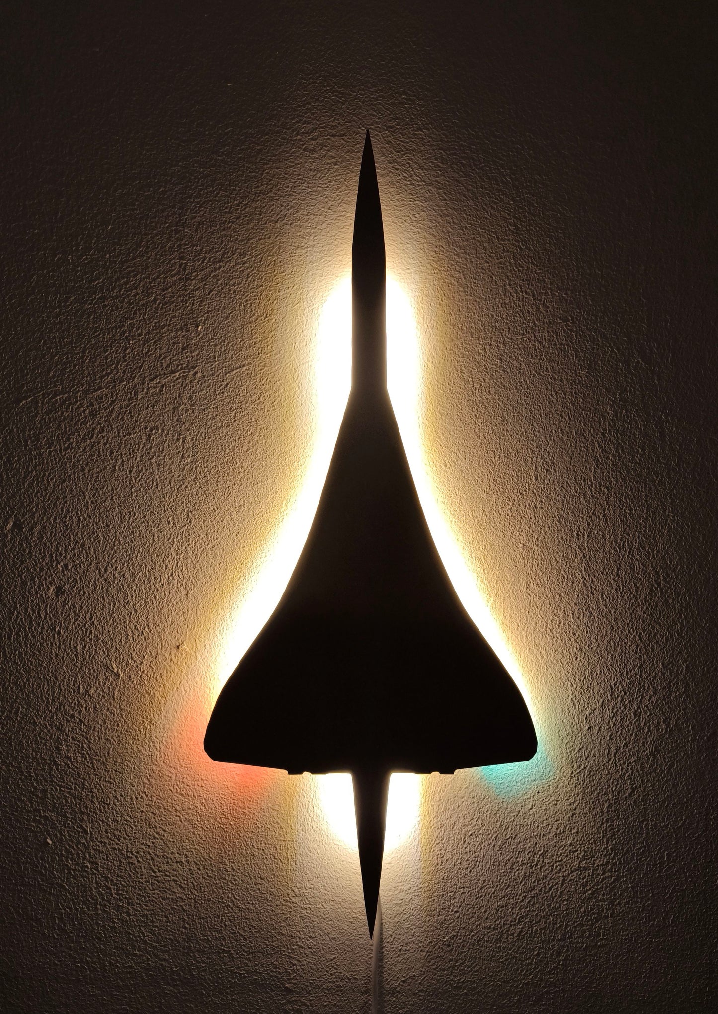 Concorde Holz LED Wanddekoration / Nachtlicht
