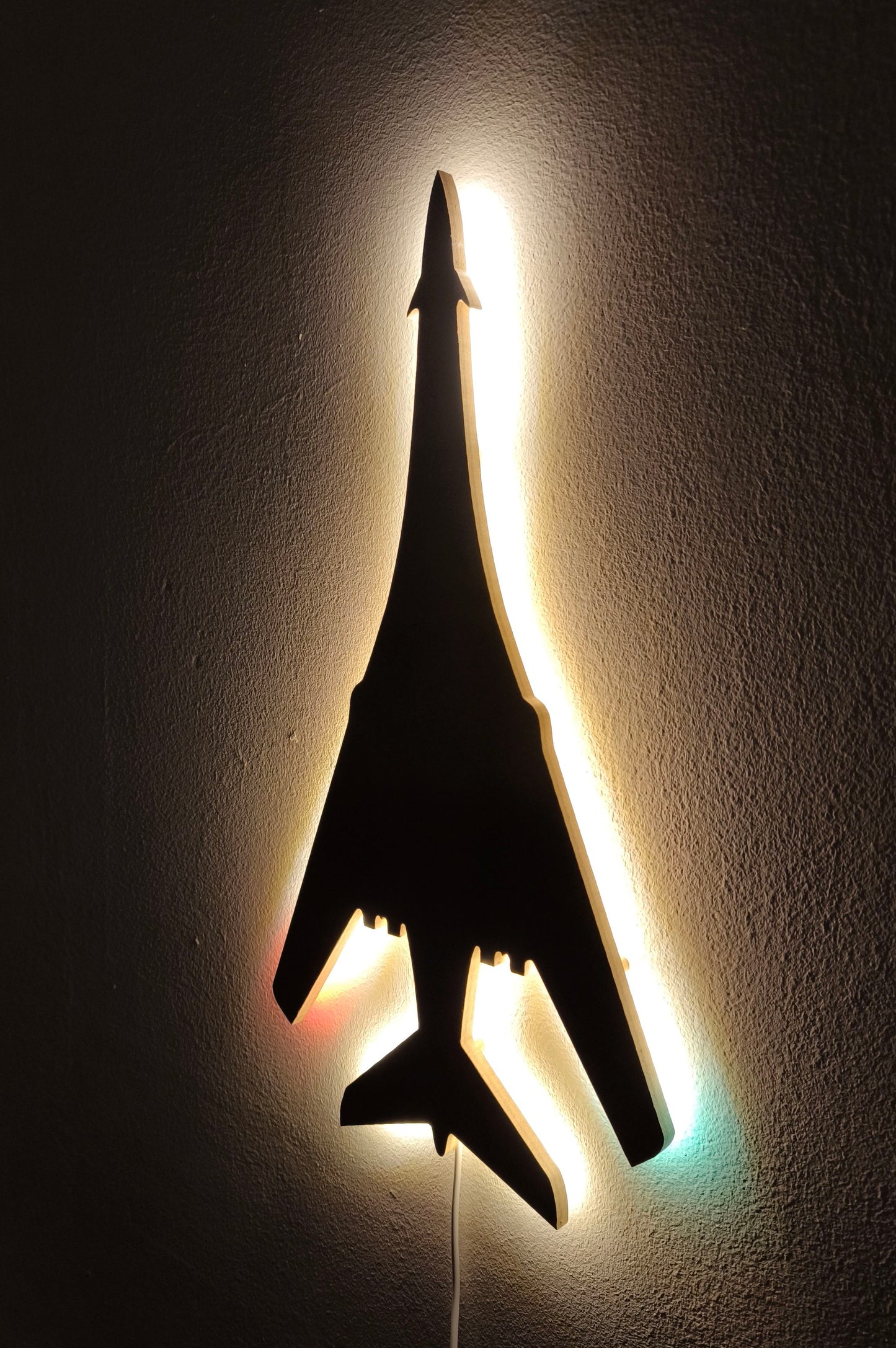 B1 Lancer Bomber Wood LED Wall Decoration