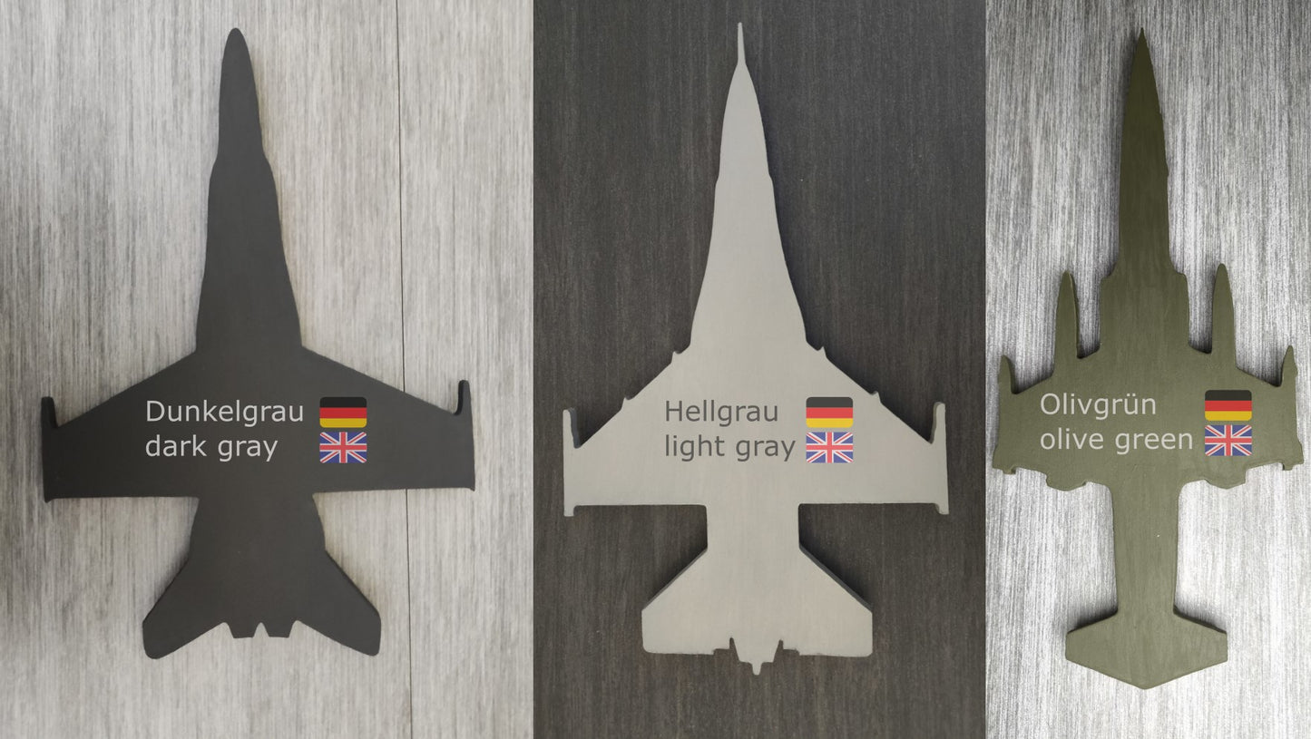 Panavia Tornado PA-200 Holz LED Wanddekoration / Nachtlicht