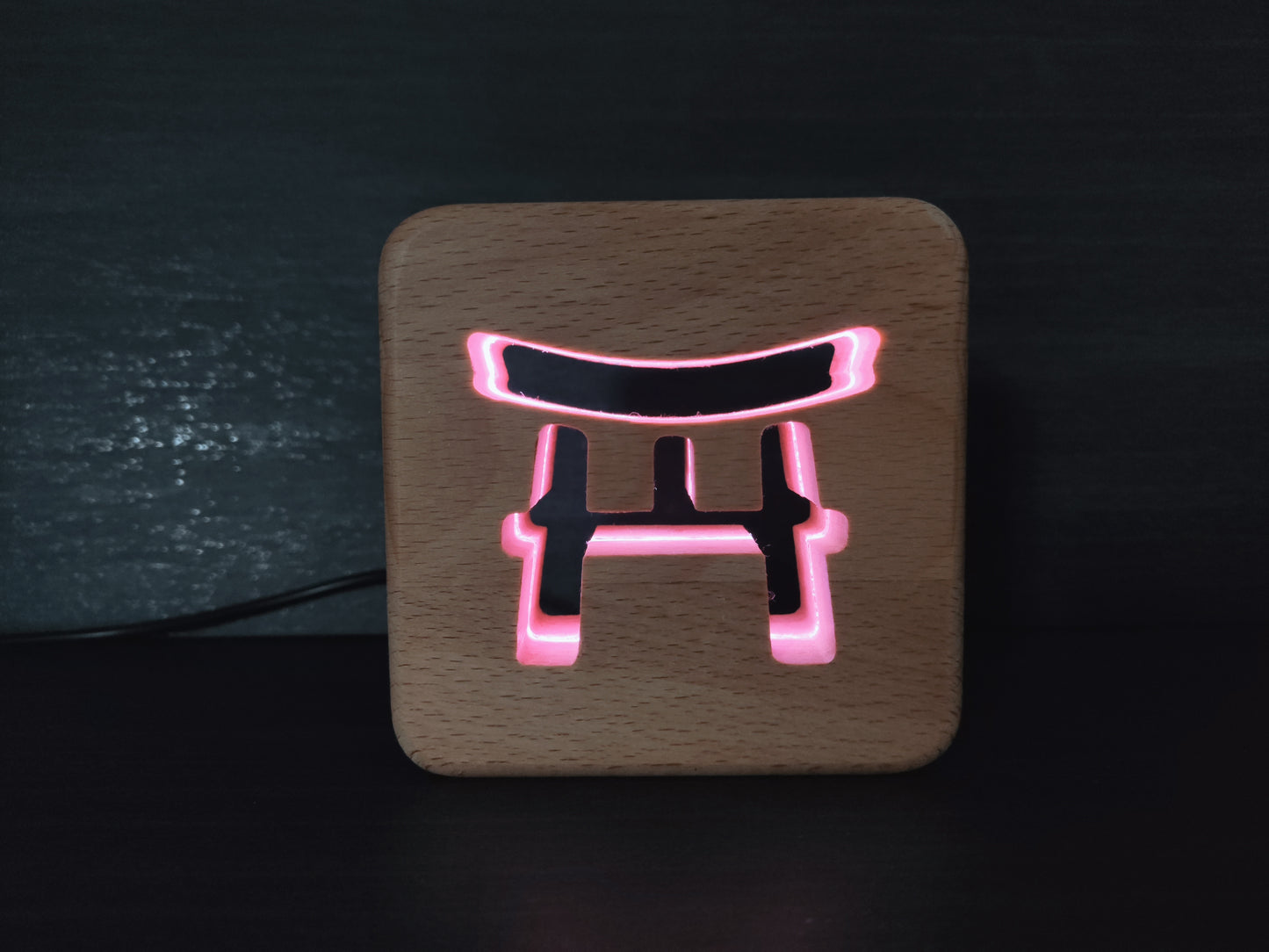 Japanese Torii Gate LED Nightlamp with Remote Control / Adjustable Color
