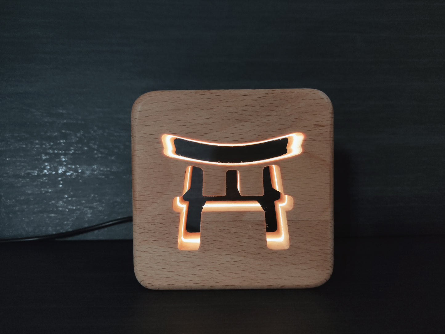 Japanese Torii Gate LED Nightlamp with Remote Control / Adjustable Color