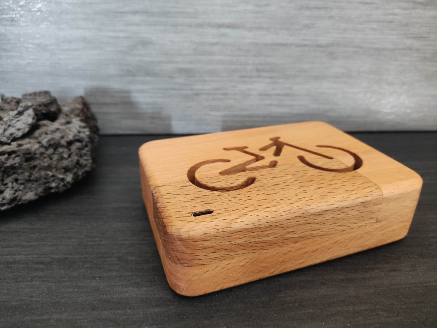 Mountainbike  Holz LED Nachtlicht / Dekoration