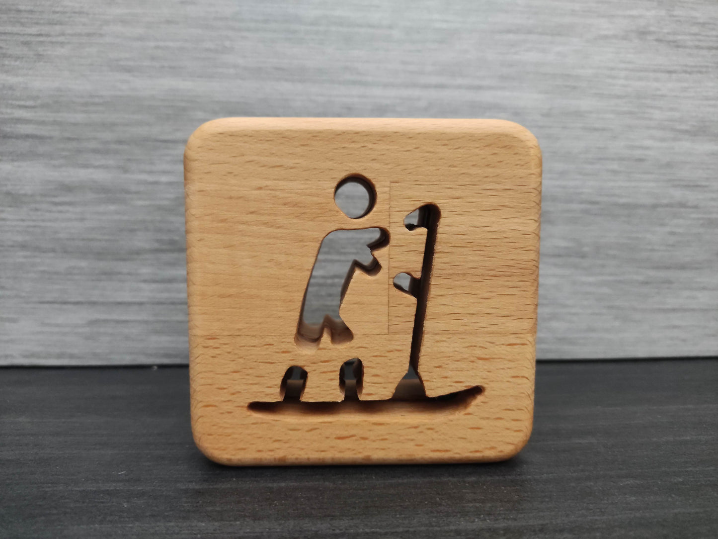 Stand up Paddle SUP Holz LED Nachtlicht / Dekoration