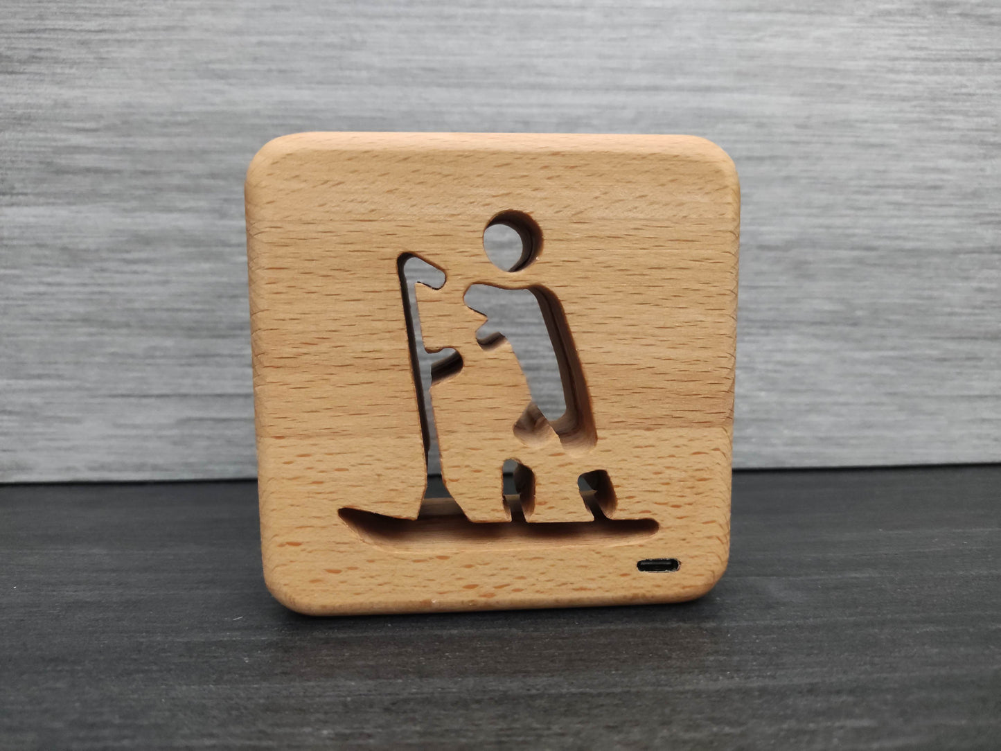 Stand up Paddle SUP Holz LED Nachtlicht / Dekoration