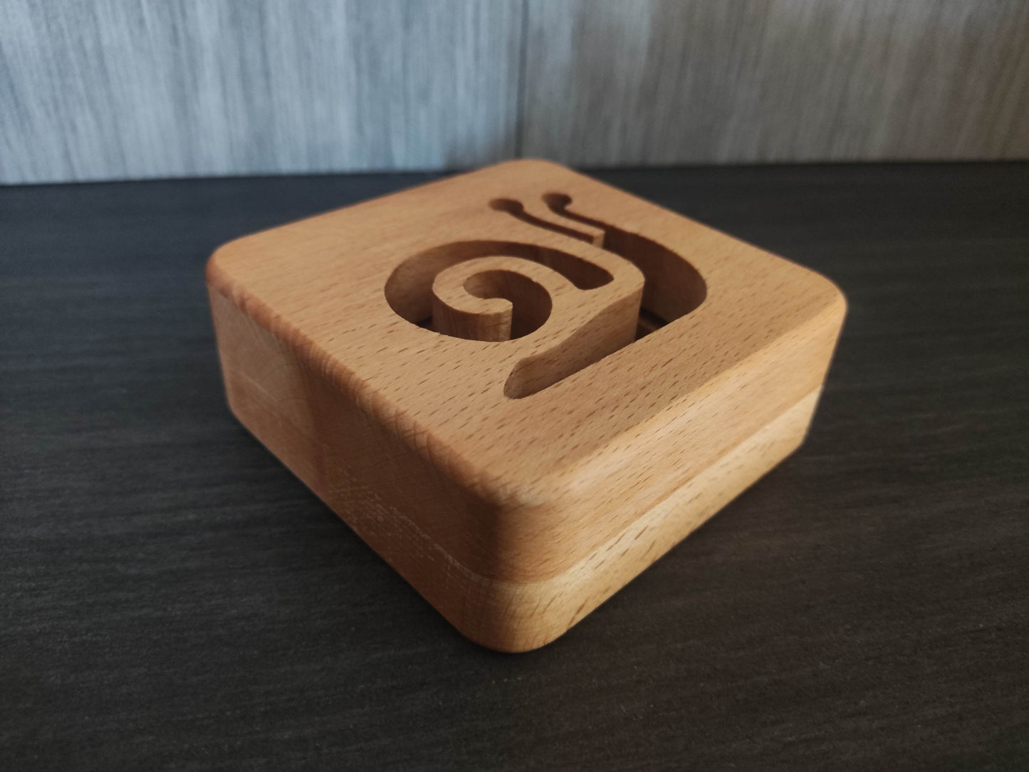 Schnecke Holz LED Nachtlicht / Dekoration