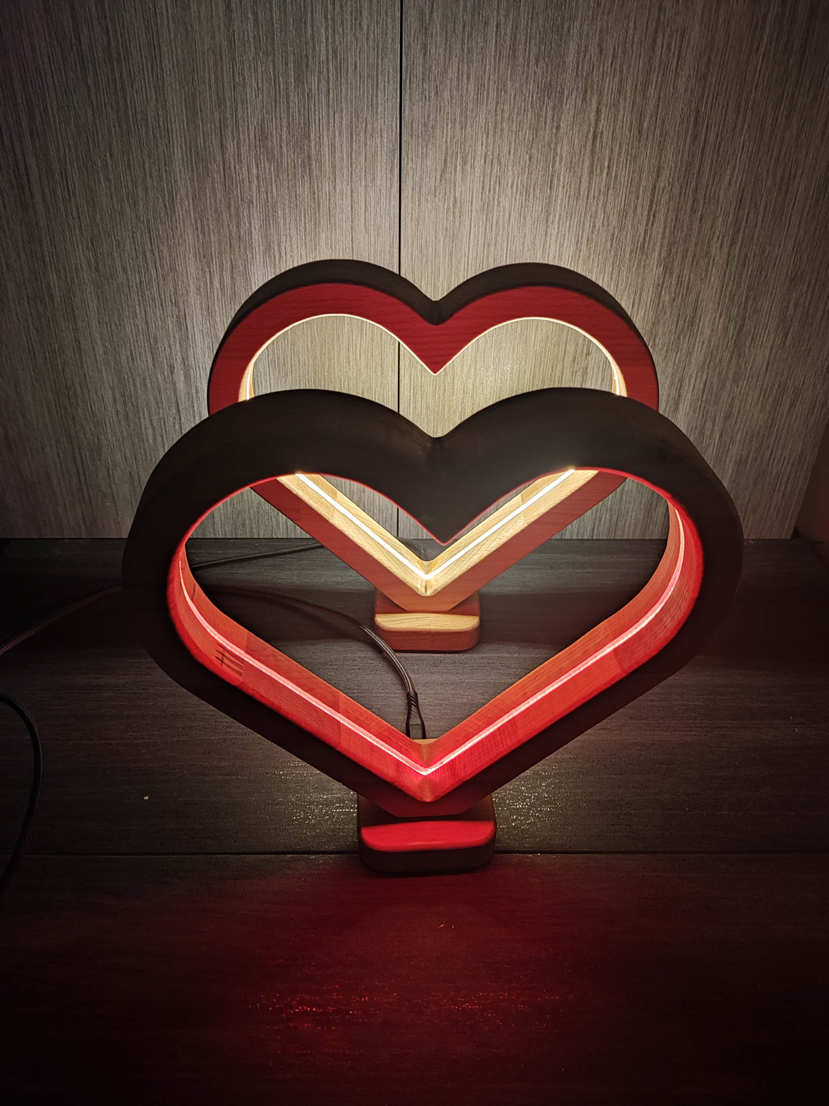 Heart (Small) (Red) LED Desk lamp
