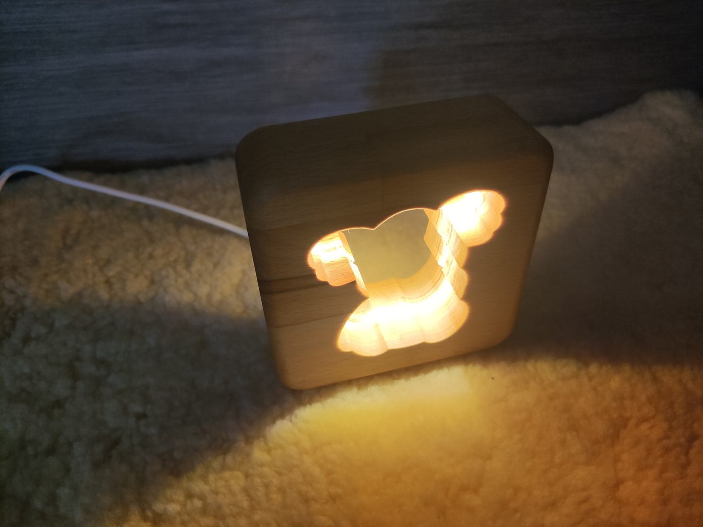 Koala Holz LED Nachtlicht / Dekoration