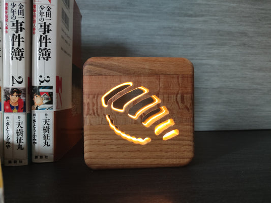 Japanisches Sushi Holz LED Nachtlicht / Dekoration