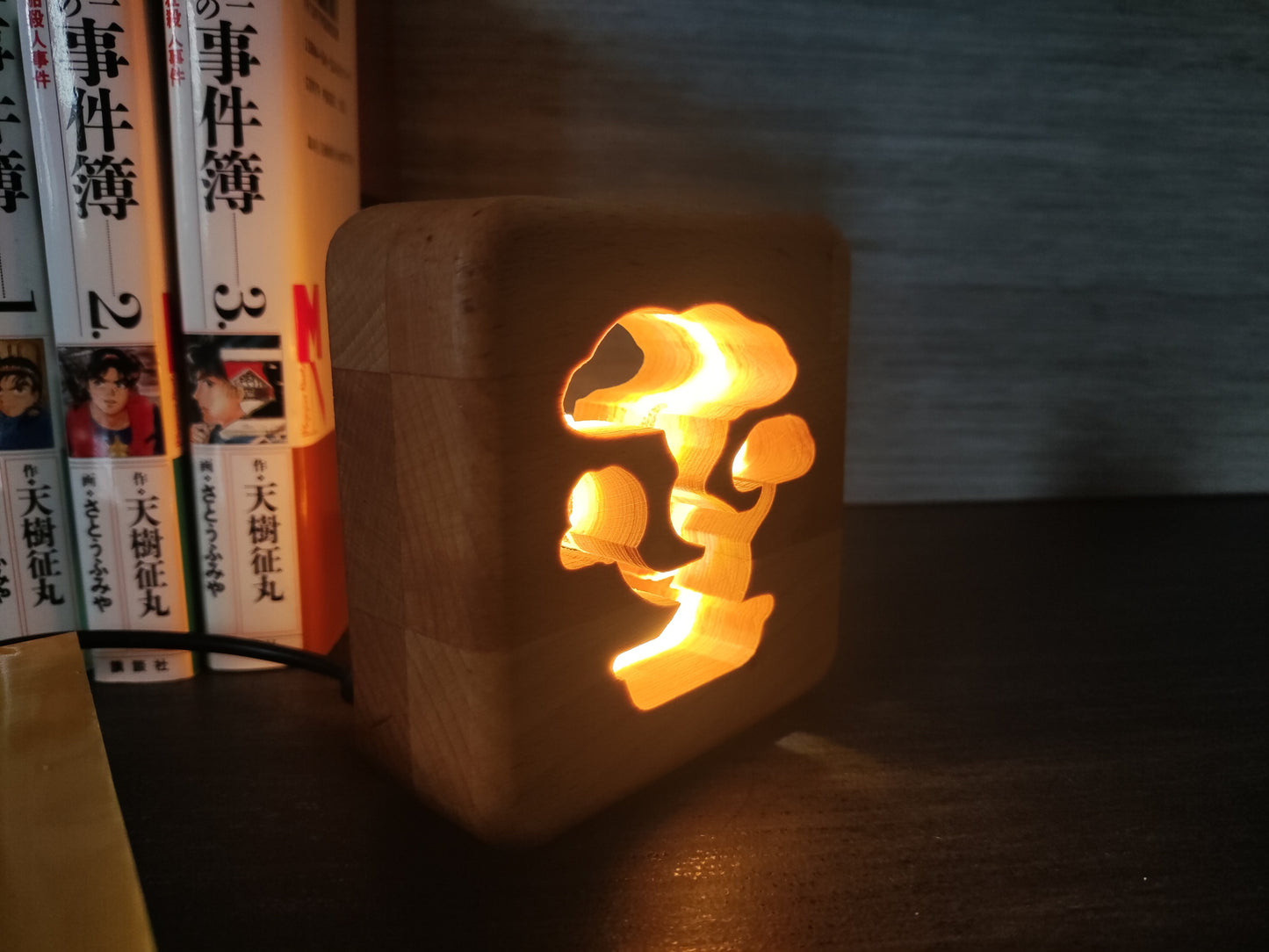 Japanischer Bonsai Holz LED Nachtlicht / Dekoration