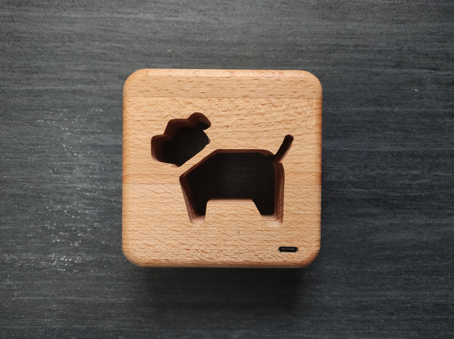 Hund Holz LED Nachtlicht / Dekoration