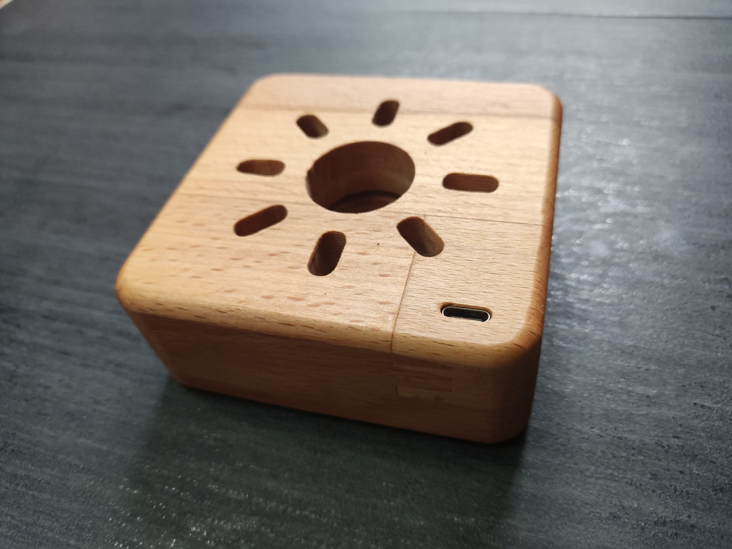 Sonne Holz LED Nachtlicht / Dekoration