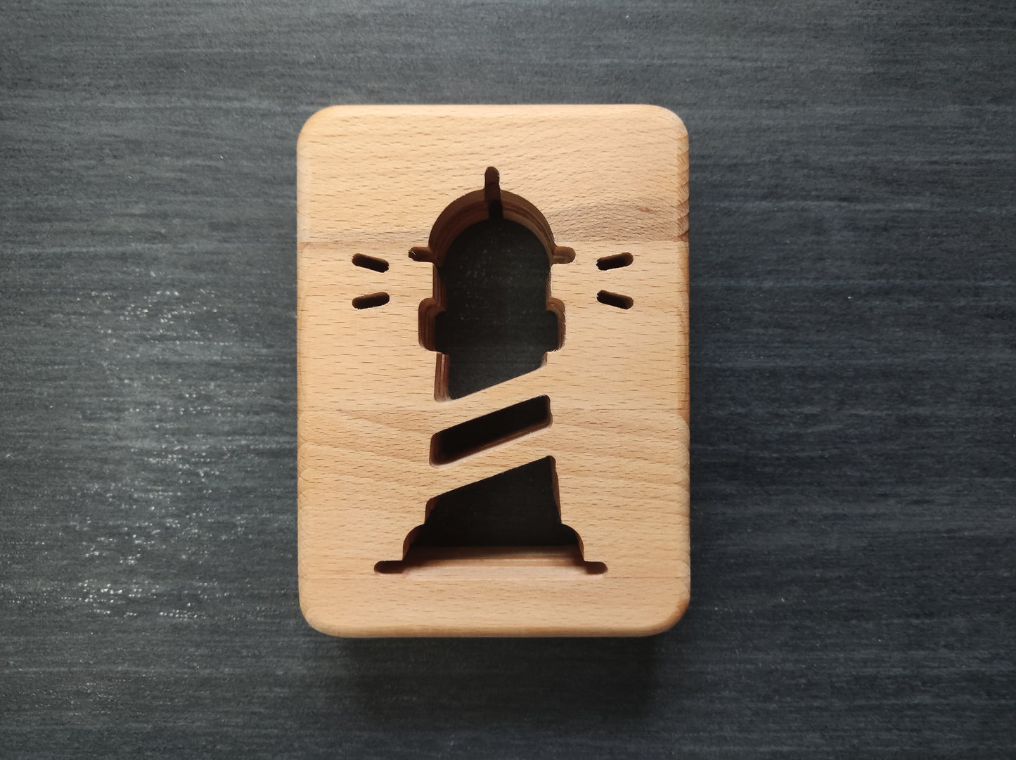 Leuchtturm Holz LED Nachtlicht / Dekoration