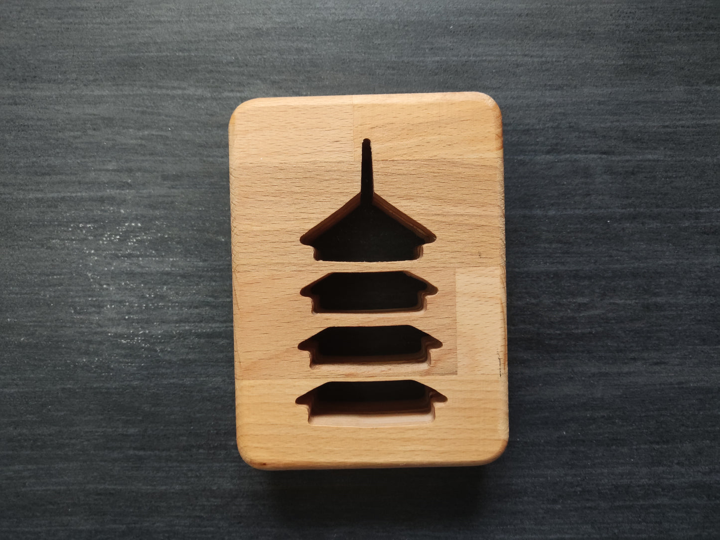Japanische Pagode Holz LED Nachtlicht / Dekoration