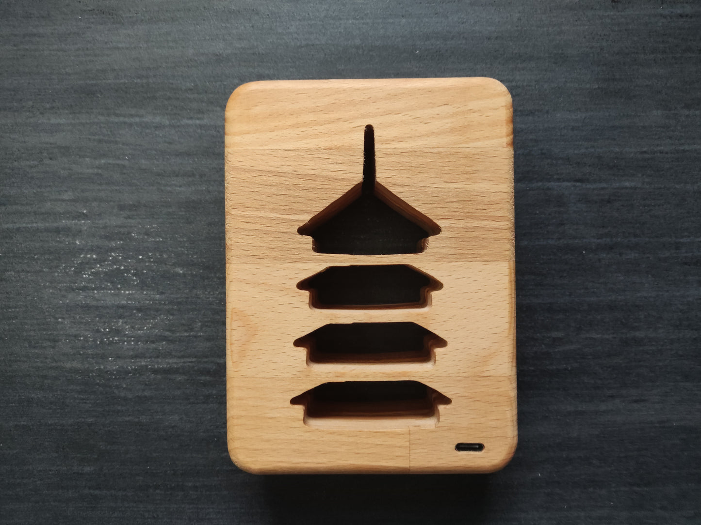 Japanische Pagode Holz LED Nachtlicht / Dekoration