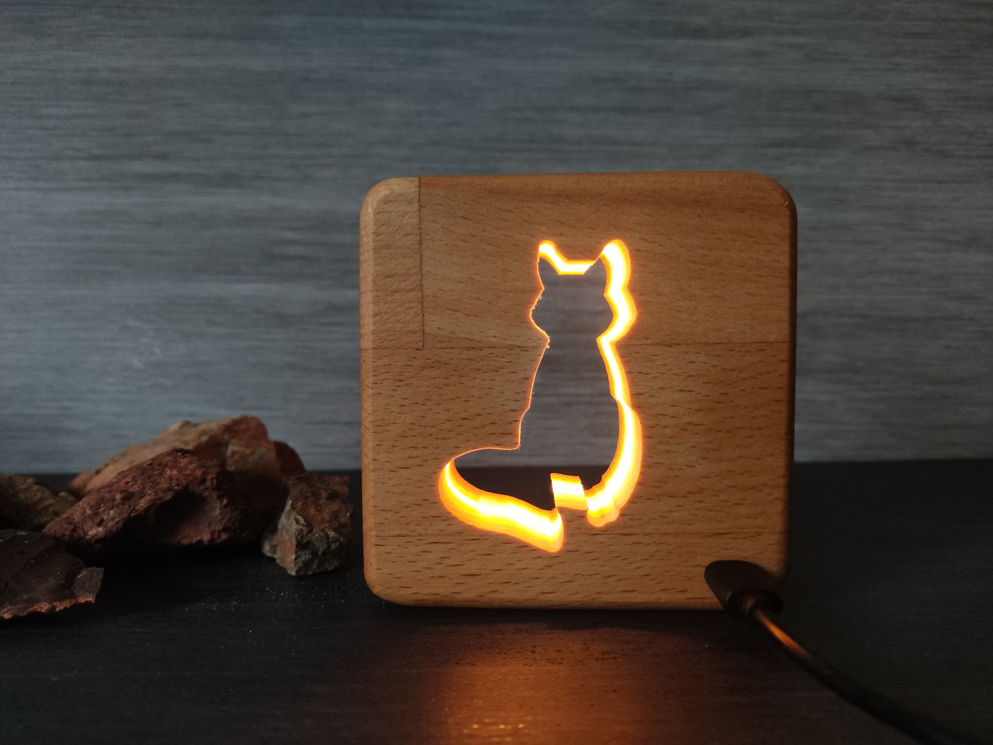 Fox (sitting) LED Nightlamp
