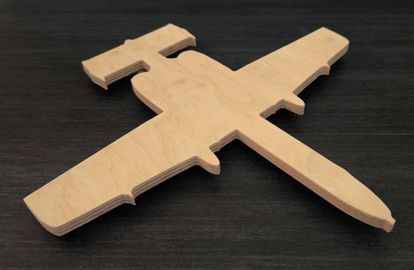 A10 Thunderbolt II Warthog Fairchild-Republic Holz LED Wanddekoration / Nachtlicht